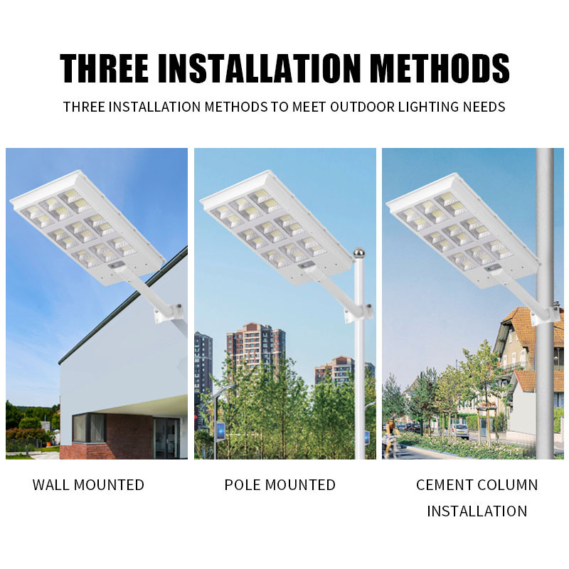 Outdoor wiring free rainproof solar street light